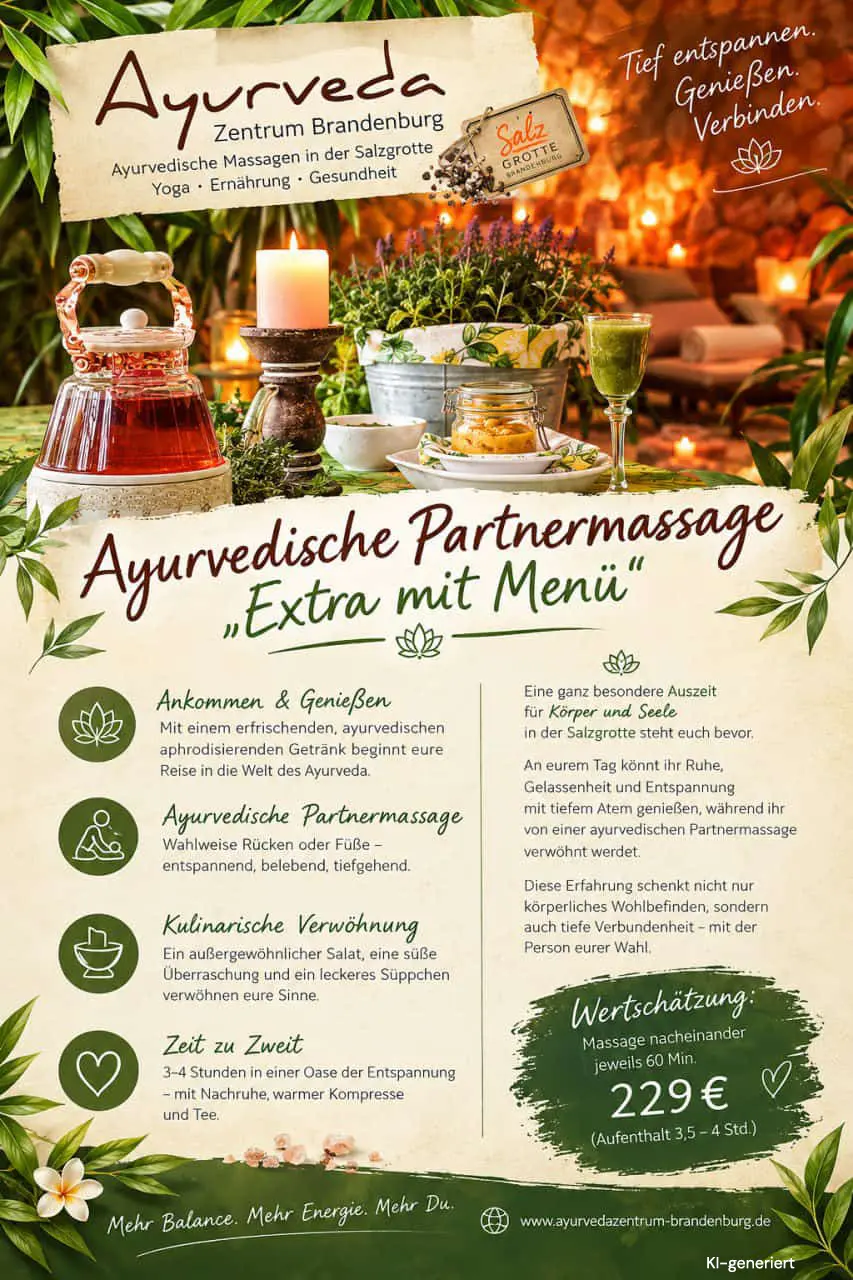 Ayurvedische Partnermassage extra