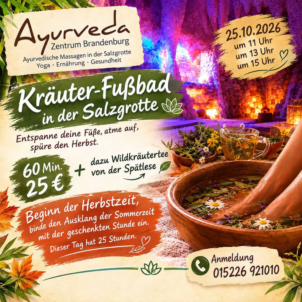 Kräuter-Fußbad